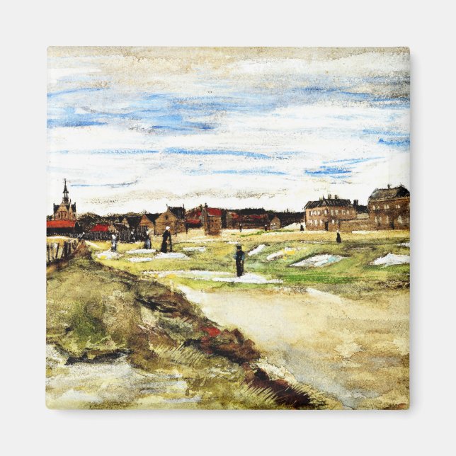 Aimant Van Gogh - Bleaching Ground à Scheveningen, (Devant)