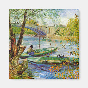 Aimant Van Gogh - La pêche au printemps