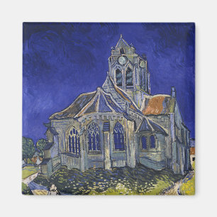 Aimant Van Gogh L'église d'Auvers-sur-Oise sous un ciel b