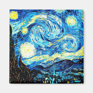 Aimant Van Gogh : Nuit étoilée