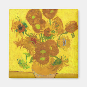 Aimant Van Gogh Quinze Tournesols Dans Un Vase Art
