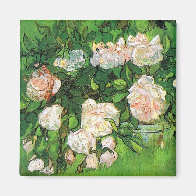 Aimant Van Gogh - Roses roses roses (Devant)