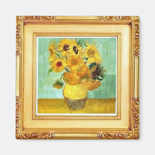 Aimant Van Gogh - Sunflower - Art