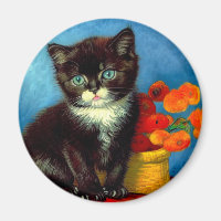 Van Gogh Tuxedo Cat