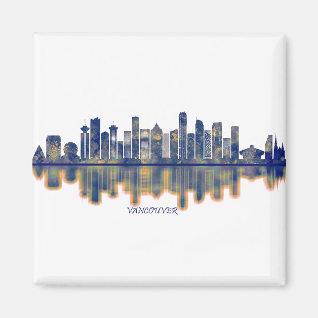 Aimant Vancouver Skyline (Devant)