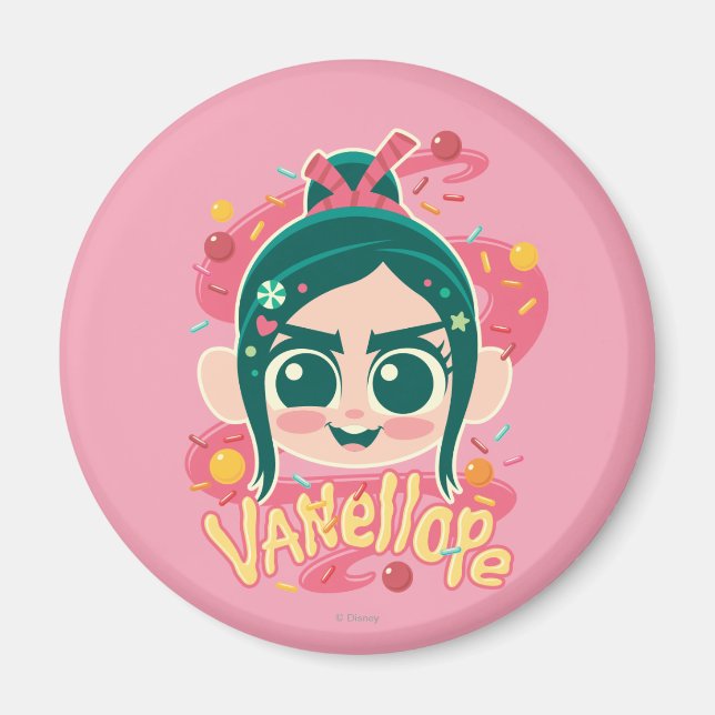 Aimant Vanellope Von Schweetz Face (Devant)