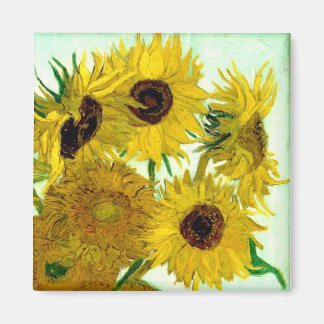 Aimant Vase avec douze tournesols, Van Gogh Art