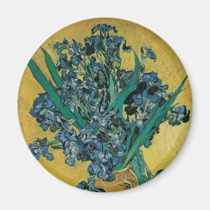 Aimant Vase avec Irises par Vincent van Gogh, Art Vintage