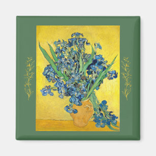Aimant Vase avec Irises, Vincent Van Gogh