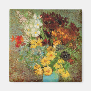 Aimant Vase avec marguerites et anémones par Vincent van 