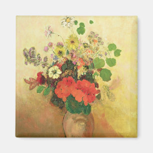 Aimant Vase de fleurs, c.1908-10 (huile sur la toile)