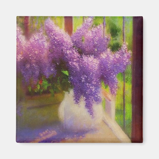 Aimant Vase de Lilacs (Devant)