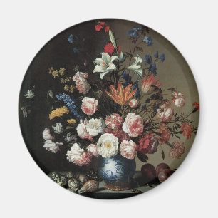 Aimant Vase des fleurs par une fenêtre, Balthasar van der