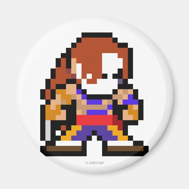 Aimant Vega 8 bits (Devant)