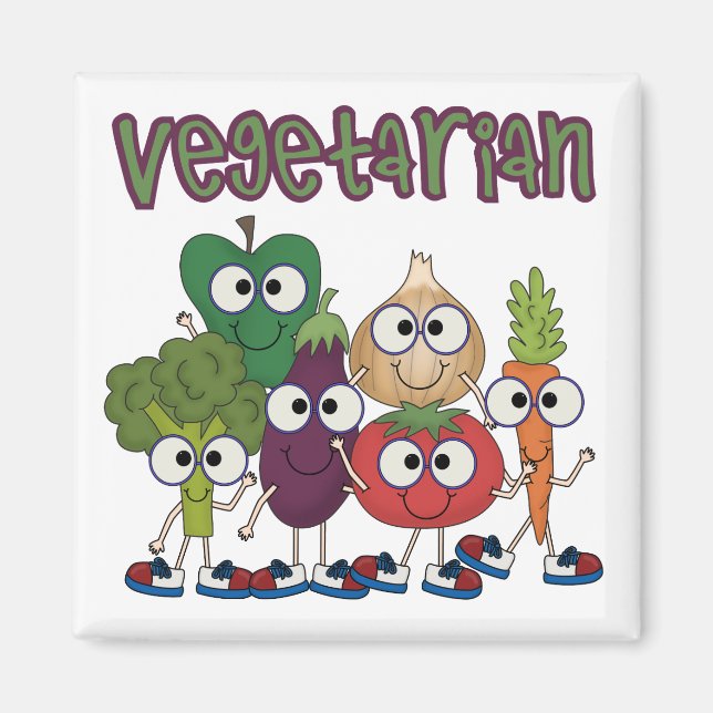 Aimant Végétarien (Devant)