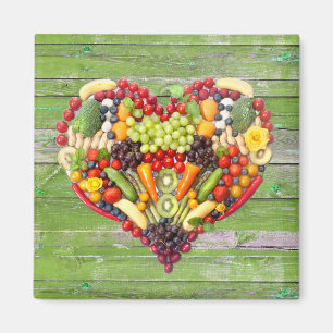 Aimant Veggie Love Vegan Heart