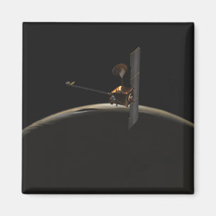 Aimant Véhicule spatial Mars Odyssey au-dessus du lever d