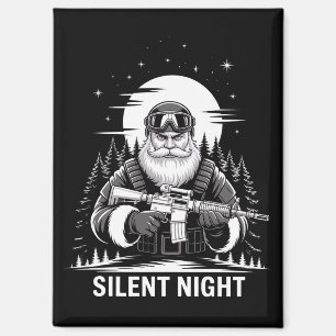 Aimant Veille de Noël Père Noël Noël Vétéran Militaire 