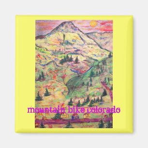 Aimant vélo de montagne le Colorado