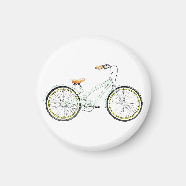 Aimant vélo rétro (Devant)