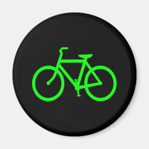 Aimant Vélo Vert Citron
