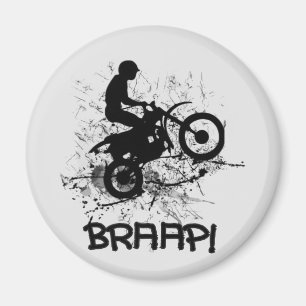 Aimant Vélos Motocross Dirt Bikers Boud Splatter Braap!