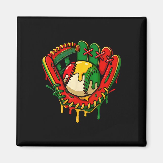 Aimant Vendre Drip Juneteenth Black Pride Afro-Américain  (Devant)