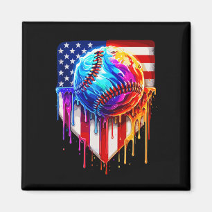 Aimant Vendre Ice Cream American Drapeau Drapeau