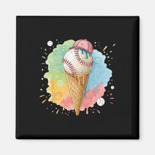 Aimant Vendre Ice Crème Aquarelle Vendre 3