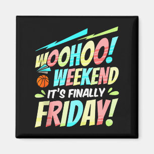 Aimant Vendredi heureux Fri Yay Enseignant École Mème Hau
