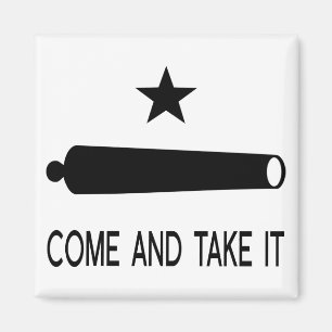 Aimant Venez prendre le drapeau ~ Texas