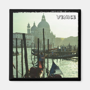 Aimant Venise - Gondolas, Architecture (Frigo Magnet)