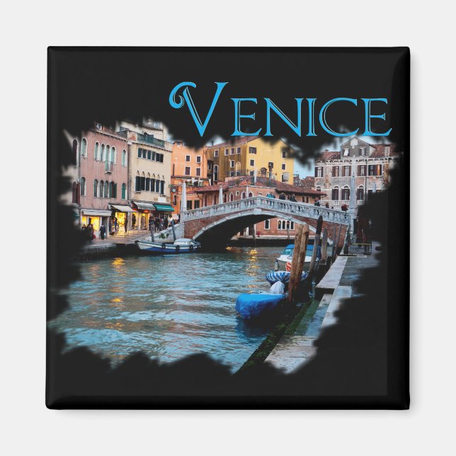 Aimant Venise, Italie : Le long du canal (Devant)