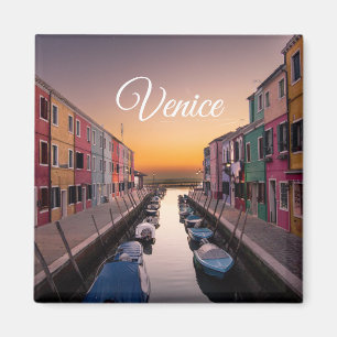 Aimant Venise Italie   Modèle de texte et d'image