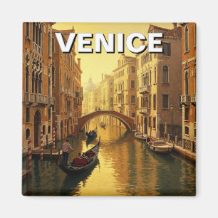 Aimant Venise Italie Voyage Souvenir Peinture