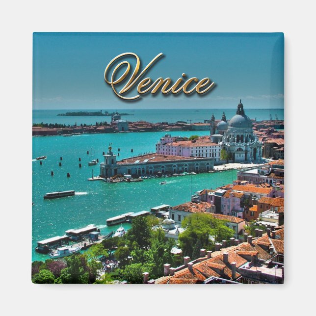 Aimant Venise, Italie - Vue aérienne (Devant)