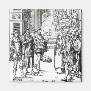 Aimant Vente par Town Crier, après une coupe de bois dans
