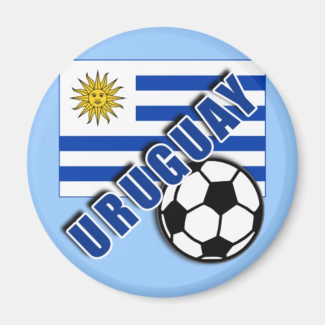 Aimant Ventilateur mondial de football URUGUAY (Devant)