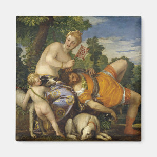 Aimant Vénus et Adonis (par Paolo Veronese)