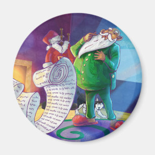 Aimant Vérifier deux fois Père Noël