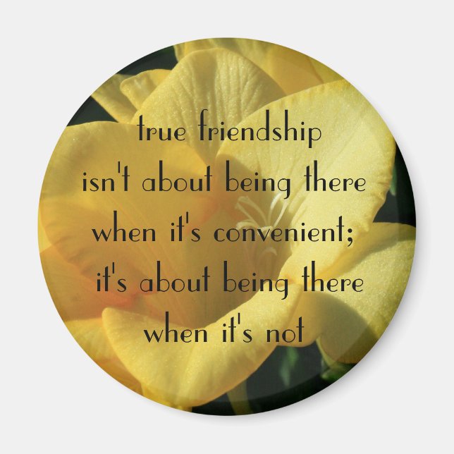 Aimant Véritable Amitié (Devant)