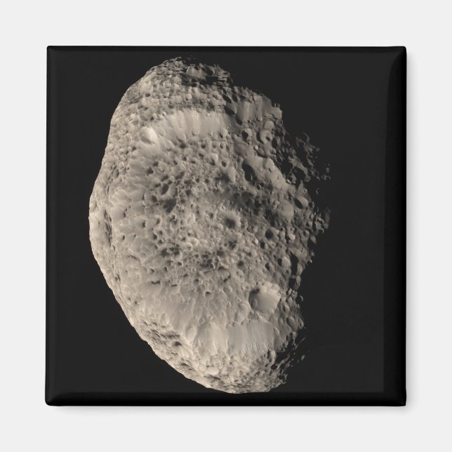 Aimant Véritable mosaïque de couleur de la lune de Saturn (Devant)