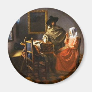 Aimant Vermeer le verre de l'aimant de vin