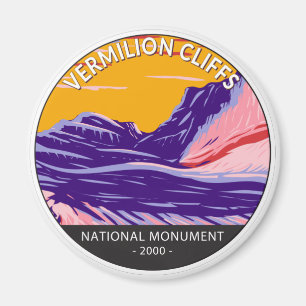 Aimant Vermilion Cliffs Monument National Poche blanche