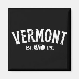 Aimant Vermont Retro Vintage VT