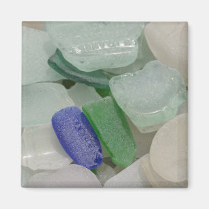 Aimant Verre de plage pâle