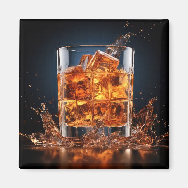 Aimant Verre Whiskey (Devant)