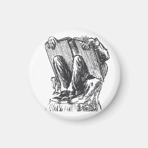 Aimant Vers de livre lecture