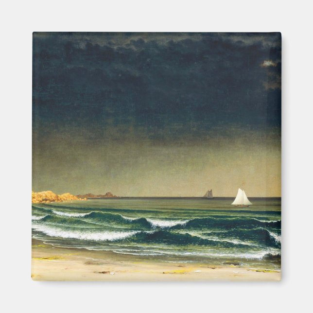 Aimant Vers Storm Beach par Martin Johnson Heade (Devant)