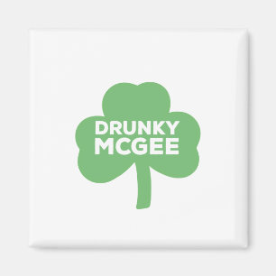 Aimant Vestiaire de la Saint-Patrick de Drunky McGee